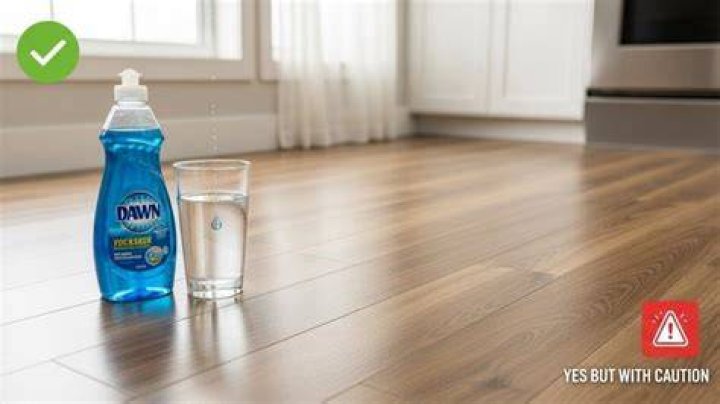 Can I use dish soap to clean countertops?