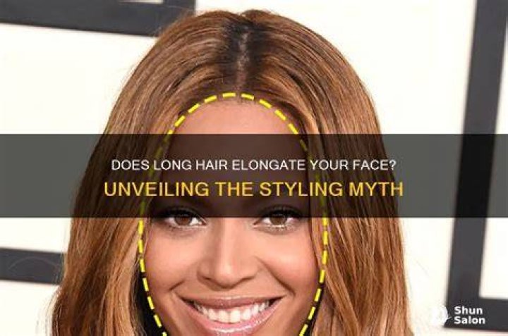 Does long hair make face look longer?