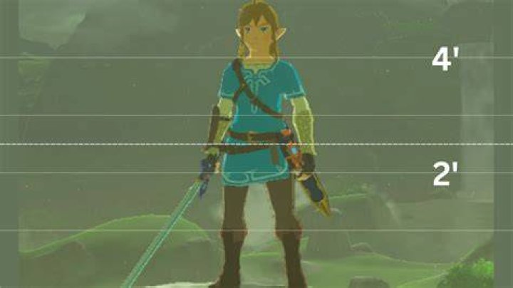 How tall is Link from the Legend of Zelda?
