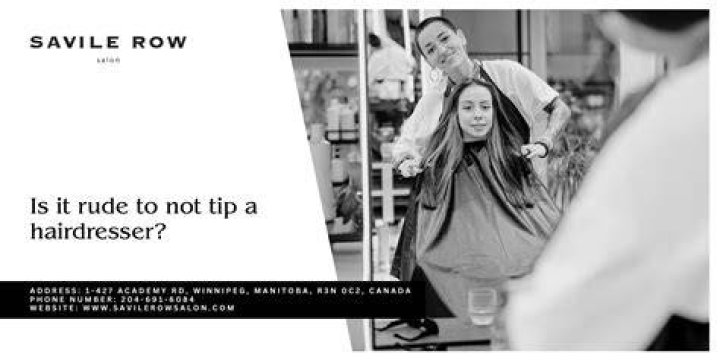 Is it OK not to tip hairdresser?