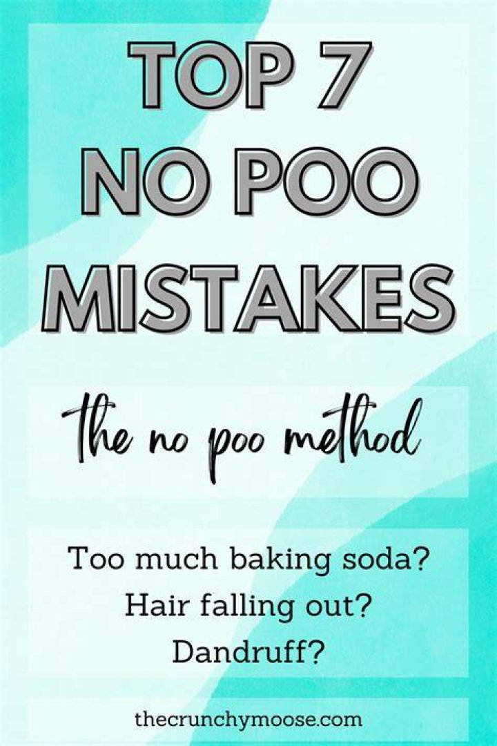 Is no-poo a good idea?