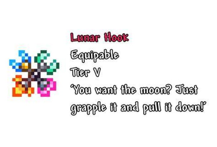 What does a lunar hook do?