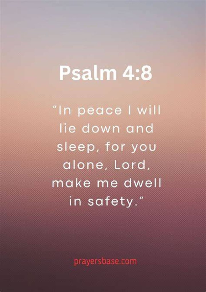 What is a good psalm to read before bed?