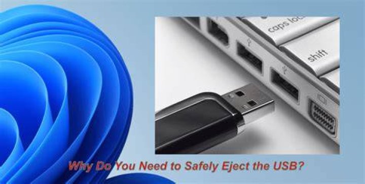 Why can't I safely eject my USB?